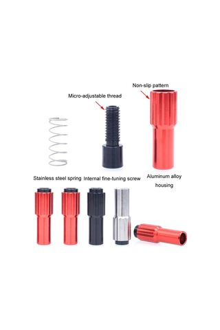 Sones 2 Adet Mountain Road Vites Kolu Orta Trim Vidaları 4 Mm Vites Kolu Eş Eksenli Ayar Vidaları Kırmızı