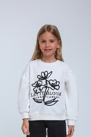 Xo Kids Kız Çocuk Sweatshirt 5-9 Yaş 35855 Beyaz