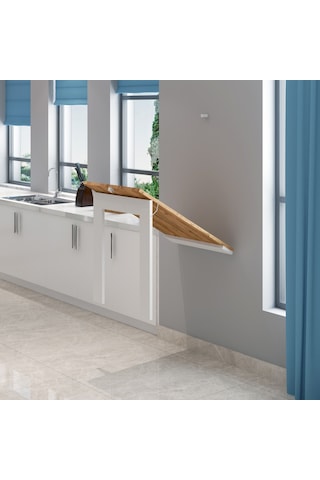 60x90 Cm Duvara Monte Çerçeveli Tablo Masa 1. Sınıf Çam MDF