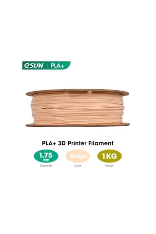 Esun Bej Pla+ Filament 1.75mm 1 Kg Plus - Urhanshop Yetkili Satış