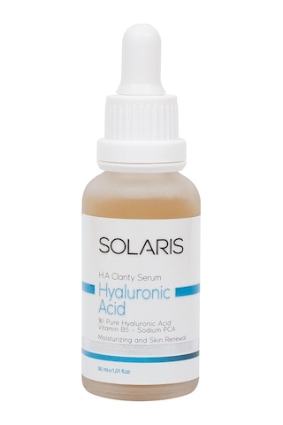 Solaris Hyaluronik Asit Serum Nemlendirme 30 ML (Hyaluronic Acid ve B5)
