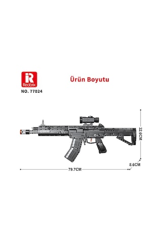Reobrix 77024 Saldırı Tüfeği Qbu-191 Yaratıcı Yapı Blok Seti Building Blocks Assault Rifle Qbu-191 - 1593 Parça
