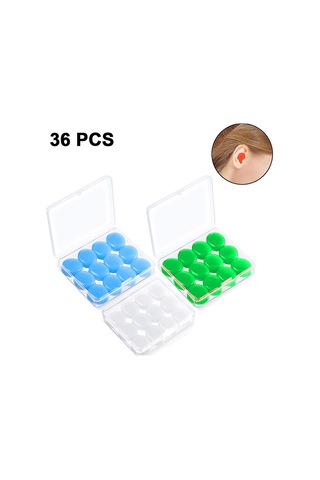 Uyku İçin Kulak Tıkacı Yumuşak Yeniden Kullanılabilir Kalıplanabilir Silikon Tıkaçlar B