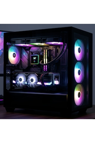Gameforce Raider 360mm Argb Beyaz Sıvı Soğutucu 300w Tdp Siyah