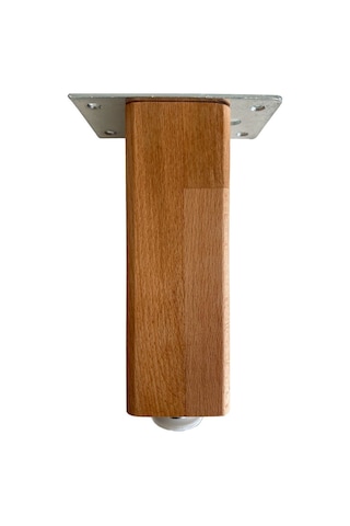 Kale 23cm Ayarlı Ahşap Ayak Mobilya Masa Ve Dolap Ayağı 23cm Kayın/gürgen Ağacı