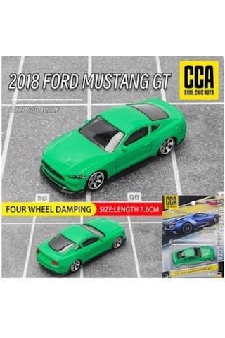 Cca Premium Series 2018 Ford Mustang Gt Yeşil 1/64 Model Araba