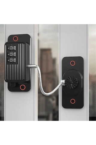 Sones Çocuk Pencere Güvenlik Kilidi Sınırlı Konumlandırma Şifresi Buzdolabı Kilidi Beyaz