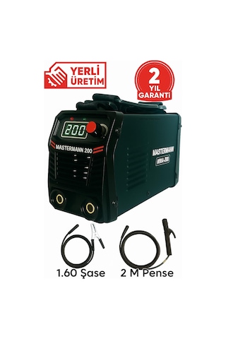 Soyberg Mastermann 200 Amper İnverter Kaynak Makinası Türk Malı