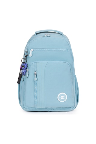 Modern Tarzda Su Geçirmez Krınkil Kumaş Okul Sırt Çantası Hafif, Konforlu Ve Fonksiyonel Tasarım - Buz Mavisi Buz Mavisi