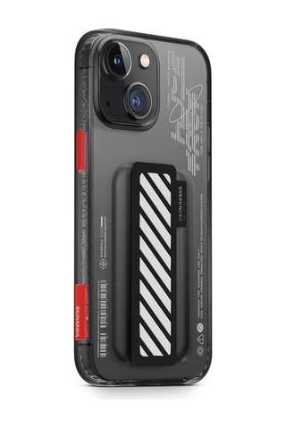 Apple Uyumlu iPhone 14 Kılıf Skinarma Şeffaf Desenli Kaze Kapak