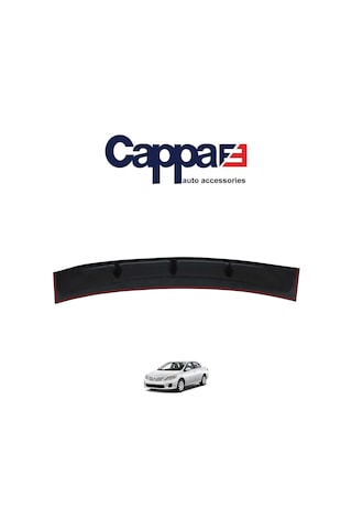 Cappafe Toyota Corolla Uyumlu Arka Cam Üstü Spoyler Akrilik Abs Piano