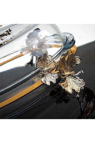 Atabey Home Kapaklı Kelebek Ayaklı Oval Borcam Tencere Paşabahçe