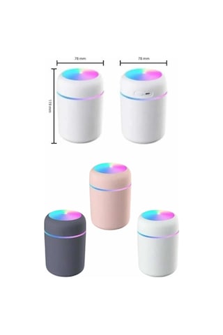Sptmgldı Rgb Işıklı Ulrasonik Ledli Hava Nemlendirici Buhar Makinesi Buhardanlık