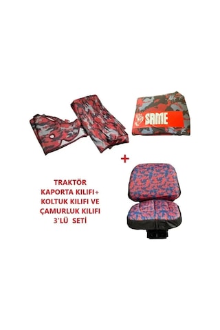 Same Tiger Faz 5 Serisi Traktör Kılıfı Branda 2024 Ve Sonrası - Kaporta Ve Koltuk Kılıfı+çamurluk Kılıfı