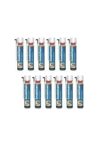Soudal 1k Pipetli Poliüretan Köpük 600 Gr 12 Adet