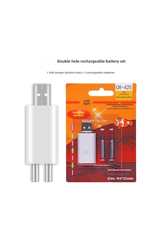 Teltree Cr425 Işıklı Balık Tutma Aküsü - Çift Portlu Şarj Seti İle 2 Li-poly Batarya, Gece Balıkçılığı İçin Dayanıklı Elektronik Takı