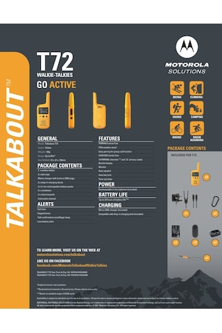T72 Extreme Twinpack 2'li Pmr Telsiz Resmi Ithalatçı Garantili