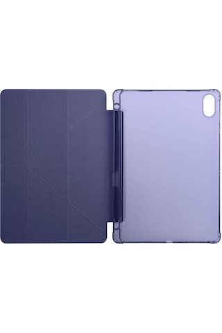 Honor Pad X8a 11 İnç Uyumlu Uyku Modlu Standlı Kalemlikli Trifolding Fuchsia Tablet Kılıfı Kılıf