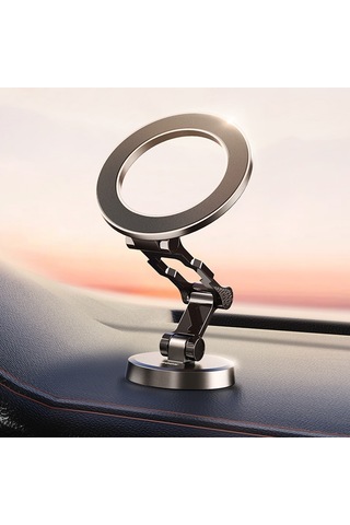 Rock Ram0037 Araba Manyetik Katlanabilir Telefon Tutucu Siyah
