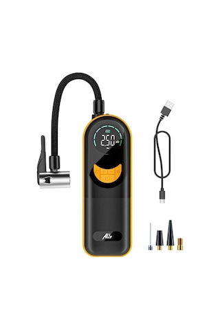 Zhltools St-5520 Dijital Basınç Göstergeli Oto Lastik Şişirme Pompası Hava Kompresörü