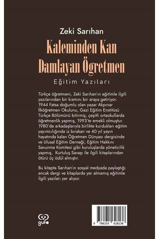 Kaleminden Kan Damlayan Öğretmen / Zeki Sarıhan