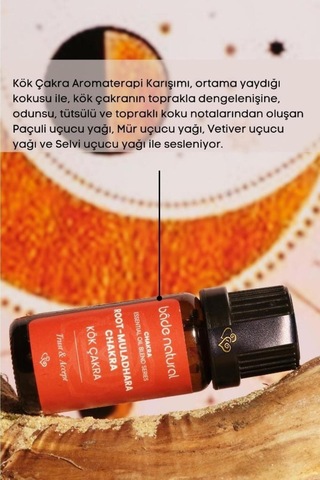 Bade Natural Kök Çakra Aromaterapi Karışımı 10 ML
