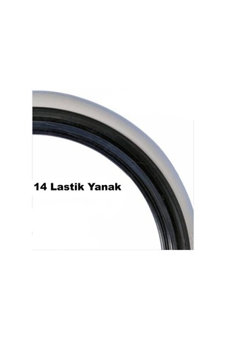 Atlas Lyon Lastik Yanağı Beyaz Siyah Yanak 14 jant