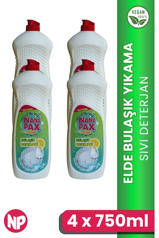 Sıvı Bulaşık Deterjanı - Elde Yıkama 4 X 750ml