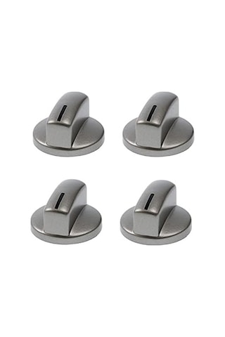 Bosch Ve Siemens İle Uyumlu Ocak Fırın Düğmesi, 4'lü Set, Gri