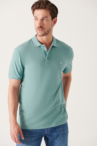 Avva E001004 Serin Tutan Standart Fit Normal Kesim Erkek Polo Yaka T-Shirt - Su Yeşili Mint