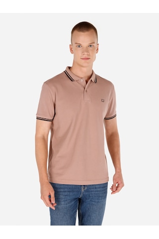 Colin's Colins Pembe Erkek Polo Kısa Kol Erkek Polo Yaka Tişört Pembe