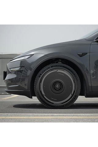 Haloblk Halodısc 2 Cybertrack - Tesla Model Y - 21 İnç Aerodinamik Siyah Jant Kapağı - 4 Adet