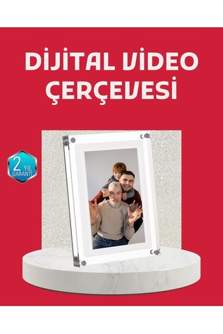 Kompakt Tasarımlı 7 İnç Dijital Fotoğraf Çerçevesi Modern Ve Şık Görünüm-135648