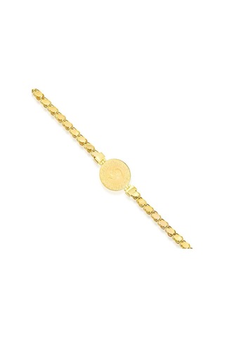 Çeyrek Ziynet Altın Bileklik Pullu Zincirli