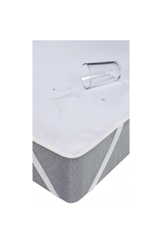 Altın Karma 160x200 Cm Köşe Lastikli Sıvı Geçirmez Pamuk Alez Beyaz