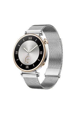 Novstrap Huawei Watch Gt4 41mm Gt5 41mm İle Uyumlu Kordon 18mm Çift Mıknatıslı Lansman Metal Hasır Çelik Kayış