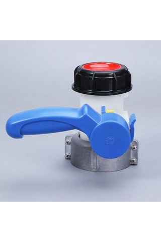 Geeroyoo Ibc Tank Çıkış Valfi - 75mm Alüminyum Dn50 Kelebek Vana, Asit Ve Alkali Dirençli