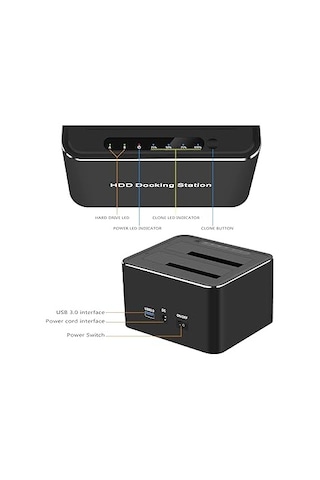 Usb 3.0 Dual Docking Station 2 Port Ssd Docking Station