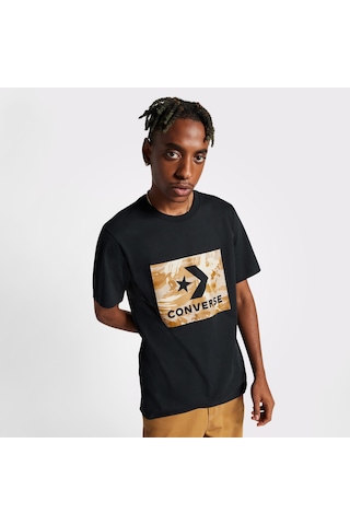 Converse Star Chevron Camo Erkek Siyah T-shirt