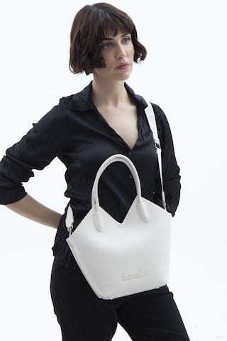 Unıted Colors Of Benetton Kadın El Çantası Bnt 1518 Beyaz
