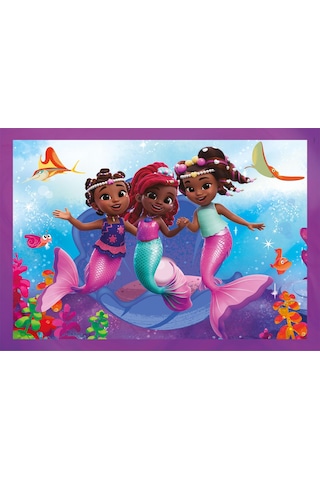Clementoni 12-16-20-24 Parça Ariel Puzzle Varsayılan