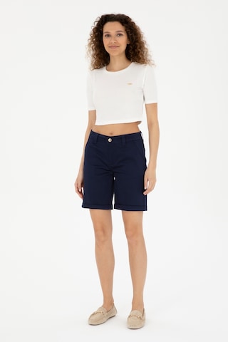U.s. Polo Assn. Kadın Lacivert Şort / Bermuda 50281722-vr033 Lacivert