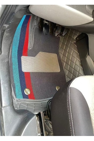 Fiat Doblo 2005-2010 Arası Aracına Özel 8d Çift Katmanlı Havuzlu Paspas Takımı Gri