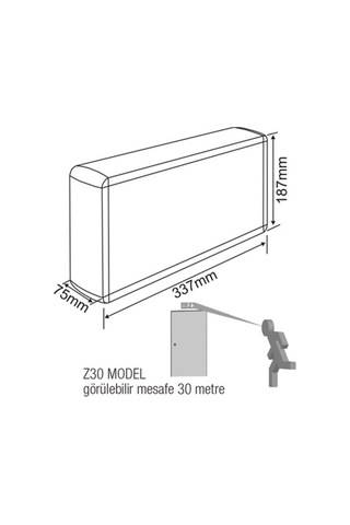 Arsel Dekolite Z Serisi Ae-3213-L Acil Çıkış Yönlendirme Armatür