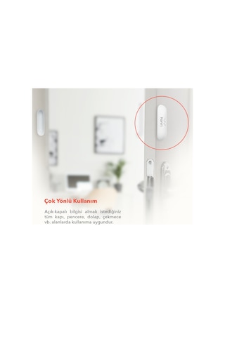 Fonri Akıllı Kablosuz Kapı Pencere Sensörü, Wifi, Mobil Bildirim, Uzaktan Takip, 2 Yıl Garantili, Google Asistan Ve Tuya Destekli