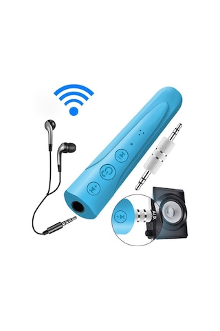 Fortunelane Kablosuz Bluetooth 4.1 Alıcı Verici - Taşınabilir Hoparlör Ve Kulaklık İçin 3.5mm Aux Bağlantılı, Mikrofonlu