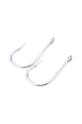 Dianziye Stainless Steel Büyük Boy Balık İğnesi 12/0 Numara, Gümüş Renkli, Dayanıklı Av Aleti