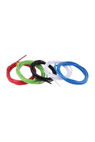 Skycity 3 Metre Kırmızı Bisiklet Vites Kablosu - Kauçuk & Çelik & Pvc Malzeme, Dayanıklı Ve Aşınmaya Dayanıklı, Dağ Ve Yol Bisikletleri İçin Uygun Kırmızı