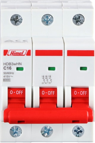 Himel 3x16a B 4,5ka Otomatik Sigorta