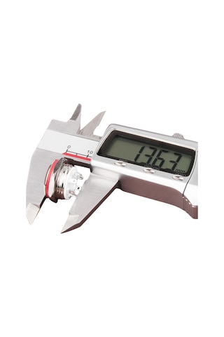 Wd16c1-pin-p1-ec 16mm Düz Yaylı Işıklı Metal Buton - Kırmızı